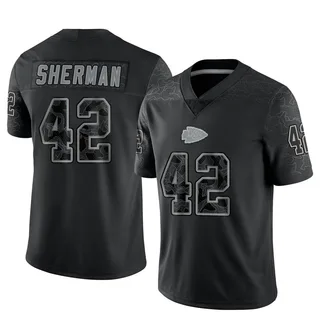 Anthony Sherman Men's Kansas City Chiefs Nike Reflective Jersey - Limited Black