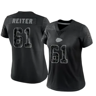 Austin Reiter Women's Kansas City Chiefs Nike Reflective Jersey - Limited Black