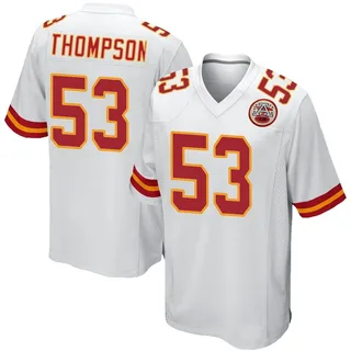 BJ Thompson Men's Kansas City Chiefs Nike Jersey - Game White