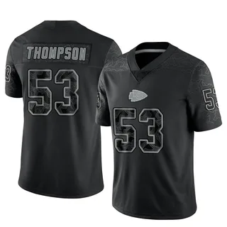 BJ Thompson Men's Kansas City Chiefs Nike Reflective Jersey - Limited Black