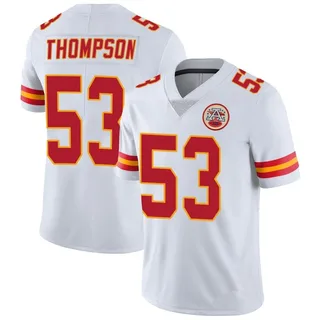 BJ Thompson Men's Kansas City Chiefs Nike Vapor Untouchable Jersey - Limited White