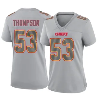 BJ Thompson Women's Kansas City Chiefs Nike Atmosphere Fashion Jersey - Game Gray