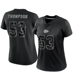 BJ Thompson Women's Kansas City Chiefs Nike Reflective Jersey - Limited Black