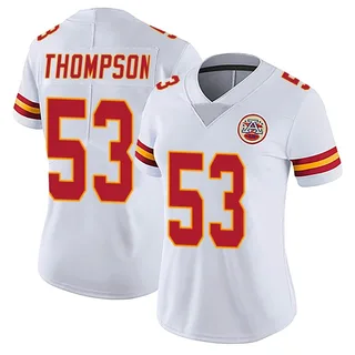 BJ Thompson Women's Kansas City Chiefs Nike Vapor Untouchable Jersey - Limited White