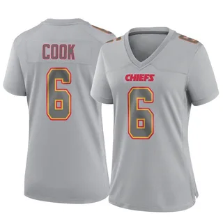 Bryan Cook Women's Kansas City Chiefs Nike Atmosphere Fashion Jersey - Game Gray