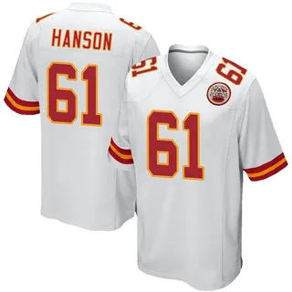 C.J. Hanson Men's Kansas City Chiefs Nike Jersey - Game White