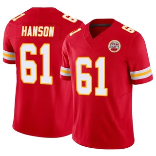 C.J. Hanson Men's Kansas City Chiefs Nike Vapor F.U.S.E. Jersey - Limited Red