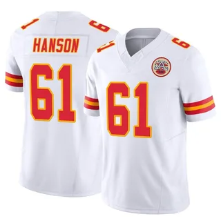 C.J. Hanson Youth Kansas City Chiefs Nike Vapor F.U.S.E. Jersey - Limited White