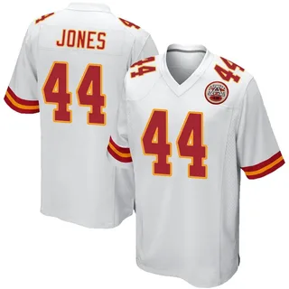 Cam Jones Men's Kansas City Chiefs Nike Jersey - Game White