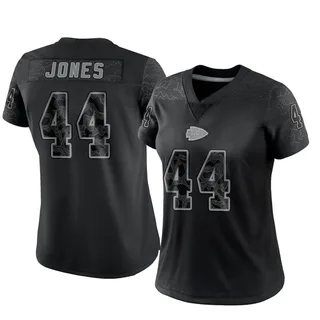 Cam Jones Women's Kansas City Chiefs Nike Reflective Jersey - Limited Black