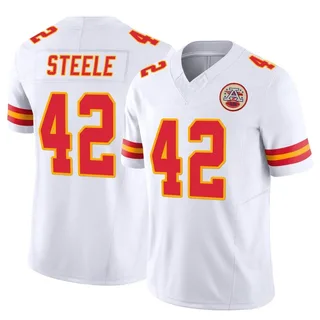 Carson Steele Men's Kansas City Chiefs Nike Vapor F.U.S.E. Jersey - Limited White