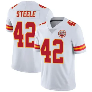 Carson Steele Men's Kansas City Chiefs Nike Vapor Untouchable Jersey - Limited White