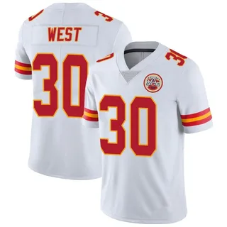 Charcandrick West Men's Kansas City Chiefs Nike Vapor Untouchable Jersey - Limited White