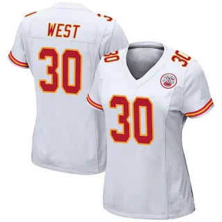 Charcandrick West Women's Kansas City Chiefs Nike Jersey - Game White