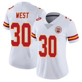 Charcandrick West Women's Kansas City Chiefs Nike Vapor Untouchable Jersey - Limited White