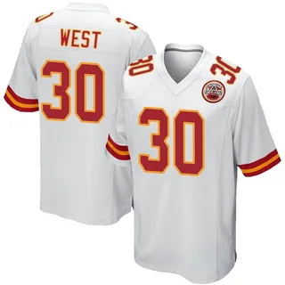 Charcandrick West Youth Kansas City Chiefs Nike Jersey - Game White