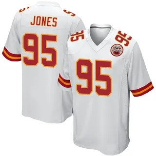 Chris Jones Men's Kansas City Chiefs Nike Jersey - Game White