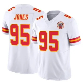 Chris Jones Youth Kansas City Chiefs Nike Vapor F.U.S.E. Jersey - Limited White