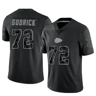 Chukwuebuka Godrick Men's Kansas City Chiefs Nike Reflective Jersey - Limited Black