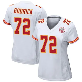 Chukwuebuka Godrick Women's Kansas City Chiefs Nike Jersey - Game White