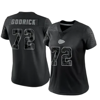 Chukwuebuka Godrick Women's Kansas City Chiefs Nike Reflective Jersey - Limited Black