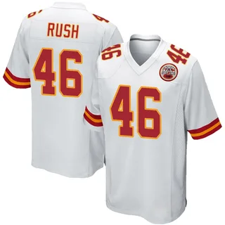 Darius Rush Men's Kansas City Chiefs Nike Jersey - Game White