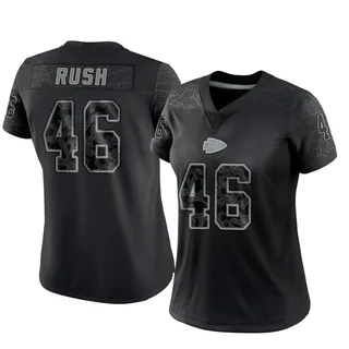 Darius Rush Women's Kansas City Chiefs Nike Reflective Jersey - Limited Black