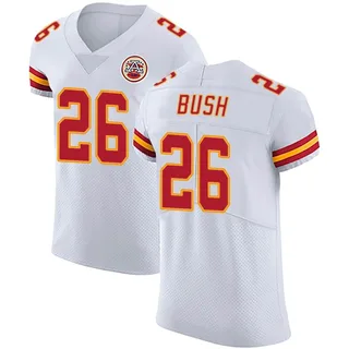 Deon Bush Men's Kansas City Chiefs Nike Vapor Untouchable Jersey - Elite White