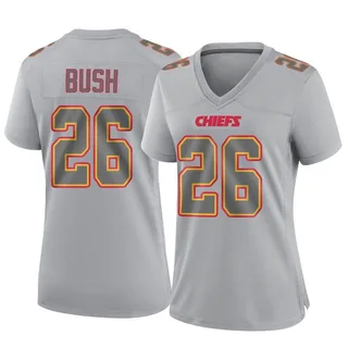 Deon Bush Women's Kansas City Chiefs Nike Atmosphere Fashion Jersey - Game Gray