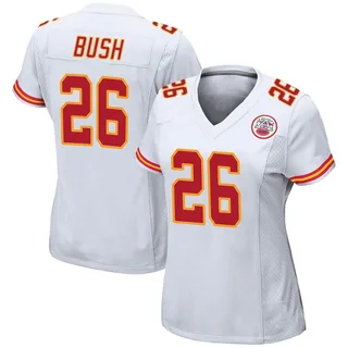 Deon Bush Women's Kansas City Chiefs Nike Jersey - Game White