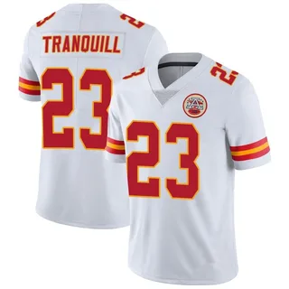 Drue Tranquill Men's Kansas City Chiefs Nike Vapor Untouchable Jersey - Limited White