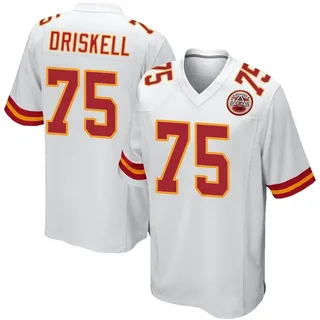 Ethan Driskell Men's Kansas City Chiefs Nike Jersey - Game White