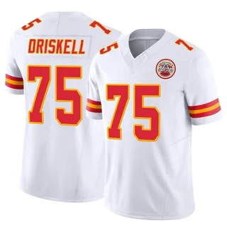 Ethan Driskell Men's Kansas City Chiefs Nike Vapor F.U.S.E. Jersey - Limited White