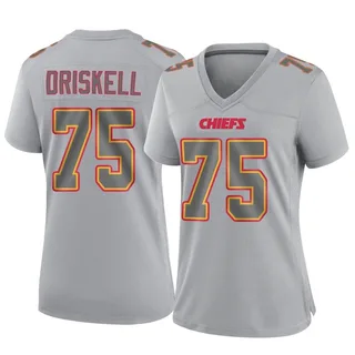 Ethan Driskell Women's Kansas City Chiefs Nike Atmosphere Fashion Jersey - Game Gray