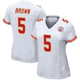 Hollywood Brown Women's Kansas City Chiefs Nike Jersey - Game White