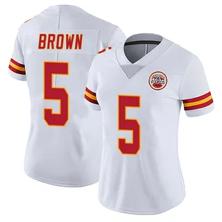 Hollywood Brown Women's Kansas City Chiefs Nike Vapor Untouchable Jersey - Limited White