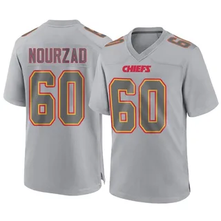 Hunter Nourzad Men's Kansas City Chiefs Nike Atmosphere Fashion Jersey - Game Gray