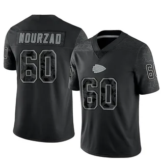 Hunter Nourzad Men's Kansas City Chiefs Nike Reflective Jersey - Limited Black