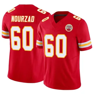 Hunter Nourzad Men's Kansas City Chiefs Nike Vapor F.U.S.E. Jersey - Limited Red