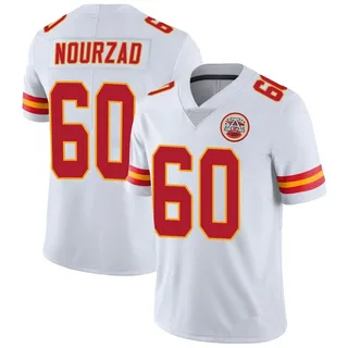 Hunter Nourzad Men's Kansas City Chiefs Nike Vapor Untouchable Jersey - Limited White