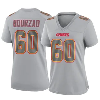 Hunter Nourzad Women's Kansas City Chiefs Nike Atmosphere Fashion Jersey - Game Gray