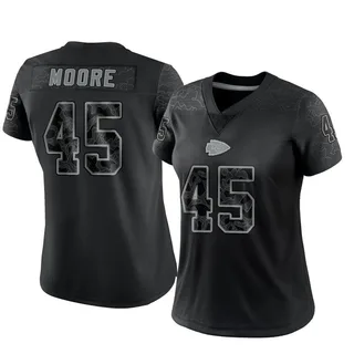 Isaiah Moore Women's Kansas City Chiefs Nike Reflective Jersey - Limited Black