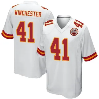 James Winchester Men's Kansas City Chiefs Nike Jersey - Game White