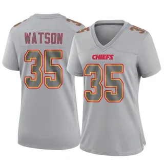 Jaylen Watson Women's Kansas City Chiefs Nike Atmosphere Fashion Jersey - Game Gray