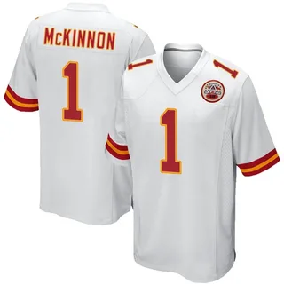 Jerick McKinnon Men's Kansas City Chiefs Nike Jersey - Game White