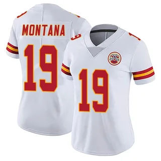 Joe Montana Women's Kansas City Chiefs Nike Vapor Untouchable Jersey - Limited White