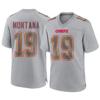 Joe Montana Youth Kansas City Chiefs Nike Atmosphere Fashion Jersey - Game Gray