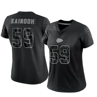 Joshua Kaindoh Women's Kansas City Chiefs Nike Reflective Jersey - Limited Black