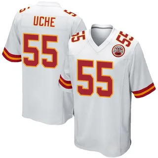 Joshua Uche Men's Kansas City Chiefs Nike Jersey - Game White