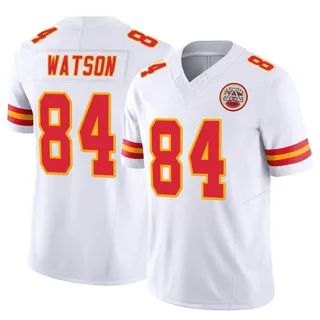 Justin Watson Youth Kansas City Chiefs Nike Vapor F.U.S.E. Jersey - Limited White